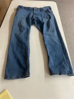 Wrangler 40x30 Men's Classic Straight-Leg Regular Fit Jeans - Blue